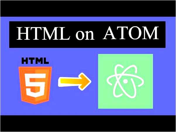 Atom как запустить код html