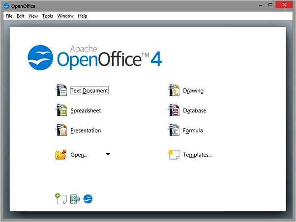 Бесплатное офисное ПО для Windows 7 скачайте Open Office