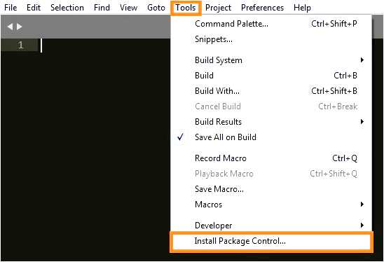 Install package control sublime text 3 как установить