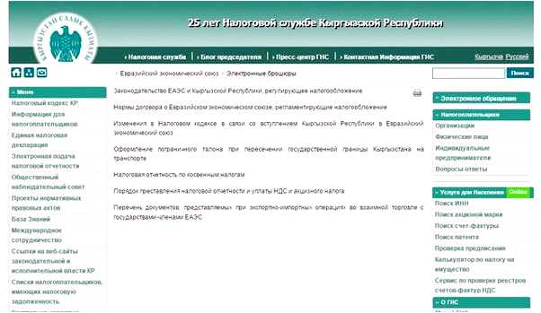 Электронная подача налоговой отчетности на stigovkg