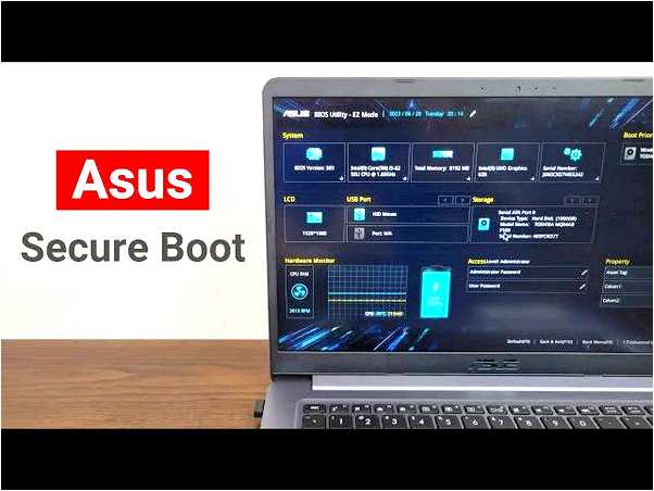 Как активировать Secure boot