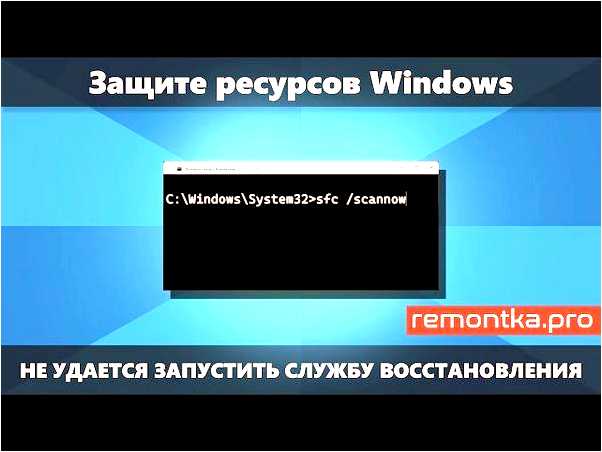Как исправить ошибку Sfc scannow windows 10 защита ресурсов windows не может выполнить запрошенную операцию (исправить, ошибка, scannow, windows) Как исправить ошибку Sfc scannow windows 10 защита ресурсов windows не может выполнить запрошенную операцию