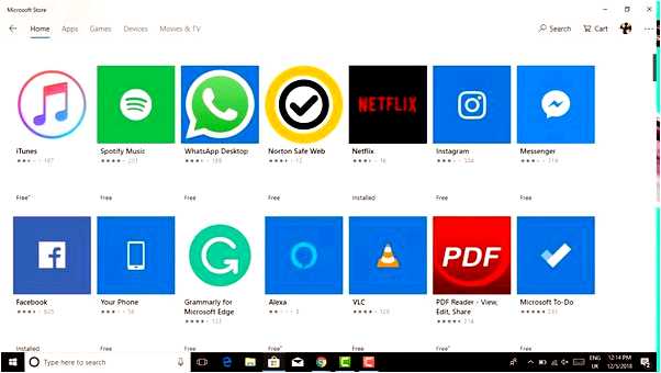 Microsoft store download windows 10