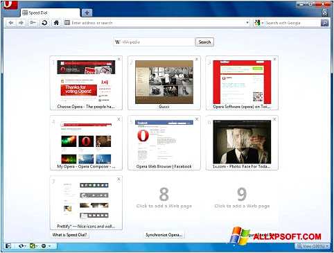 Opera скачать для Windows XP