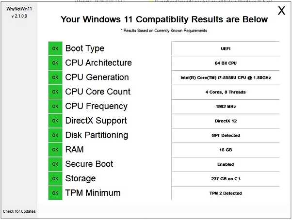 Pc health check не запускается