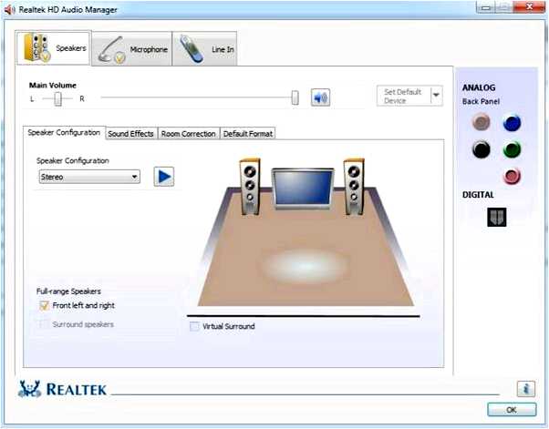 Realtek HD Audio для Windows 10 - установка и настройка звукового ...