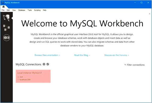 Руководство по работе с MySQL Workbench инструкция для пользователя