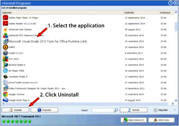 Скачать Microsoft Visual Studio 2010 Tools for Office Runtime x64