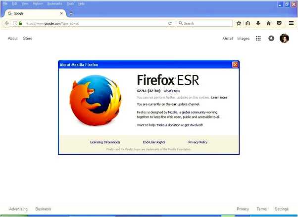 Скачать Mozilla Firefox ESR для Windows XP 32 bit