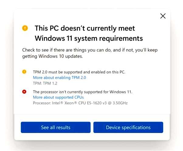 Скачать Pc health check для Windows 11 на официальном сайте