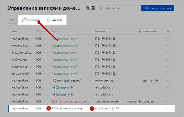 Spf запись для домена Yandex