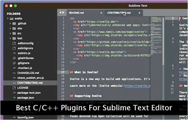 Sublime text 3 плагины для с++