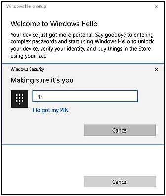 Windows 10 проблемы с появлением окна ввода пин-кода