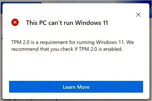 Windows 11 без поддержки TPM 20 что это значит и как быть